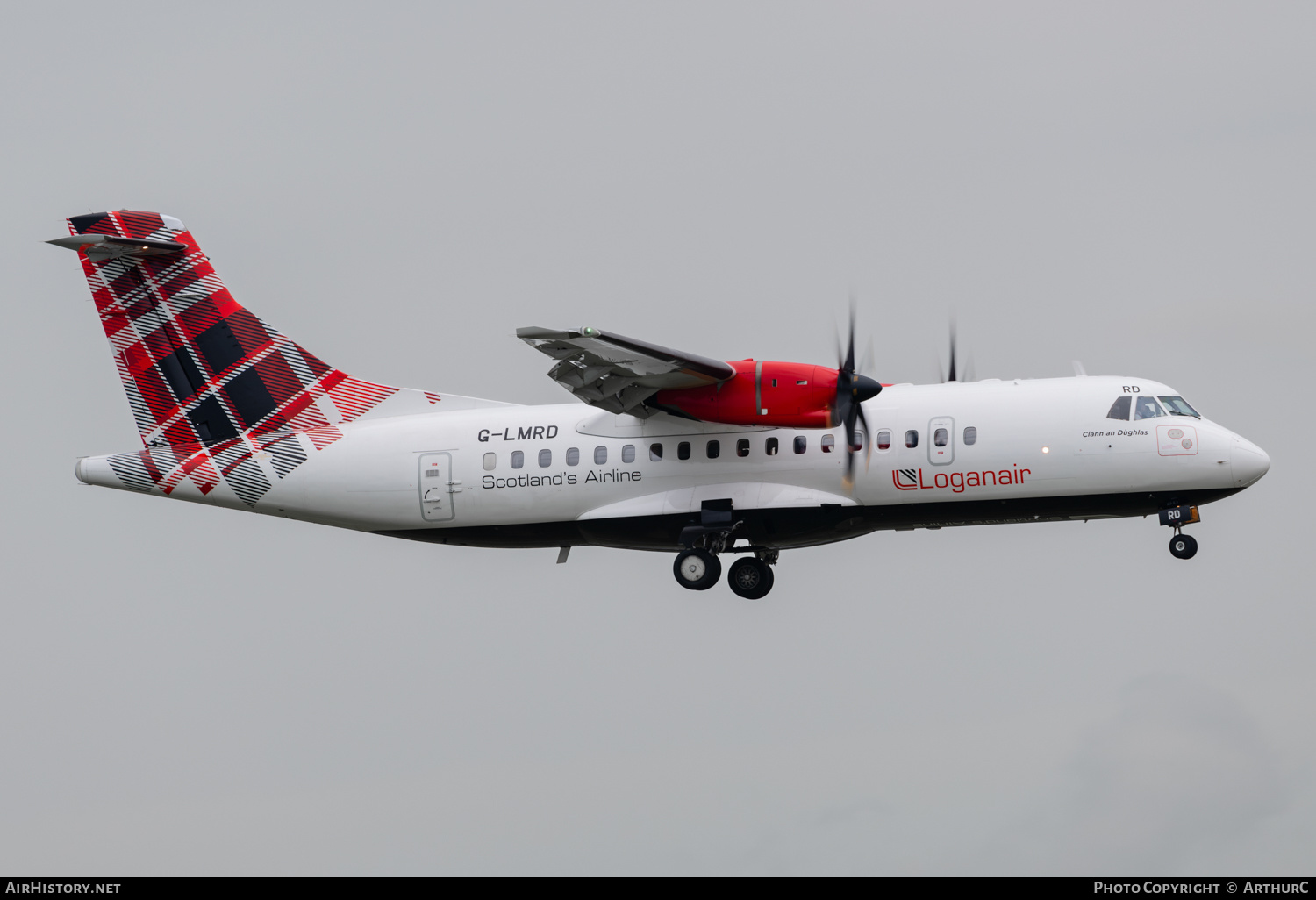 Aircraft Photo of G-LMRD | ATR ATR-42-500 | Loganair | AirHistory.net #597225