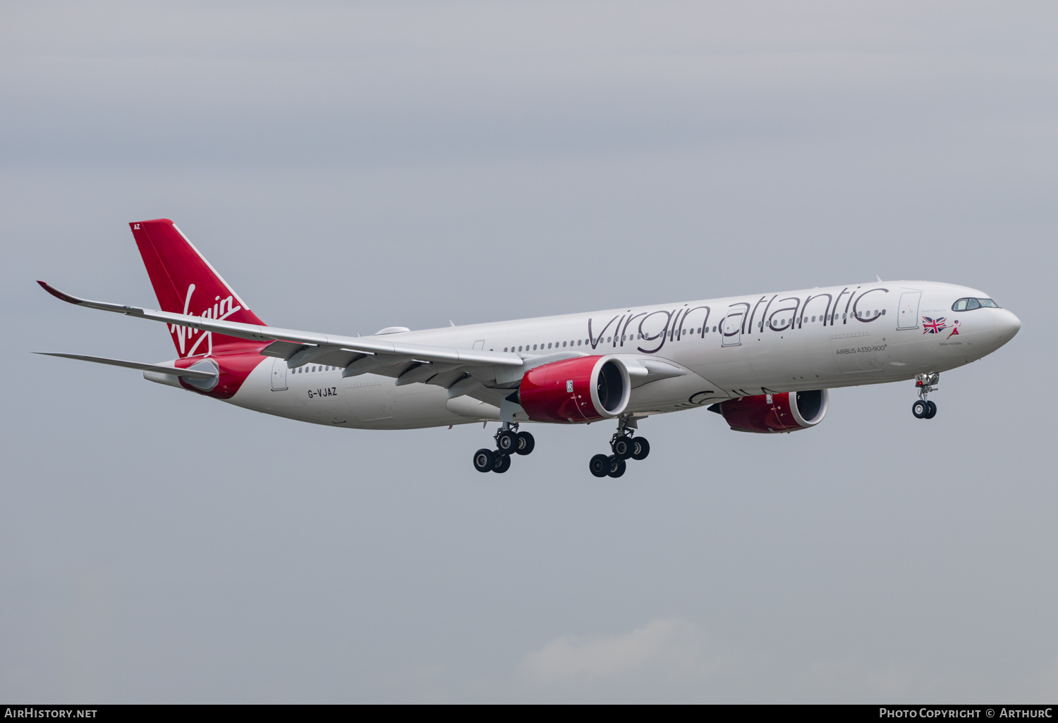 Aircraft Photo of G-VJAZ | Airbus A330-941N | Virgin Atlantic Airways | AirHistory.net #597236