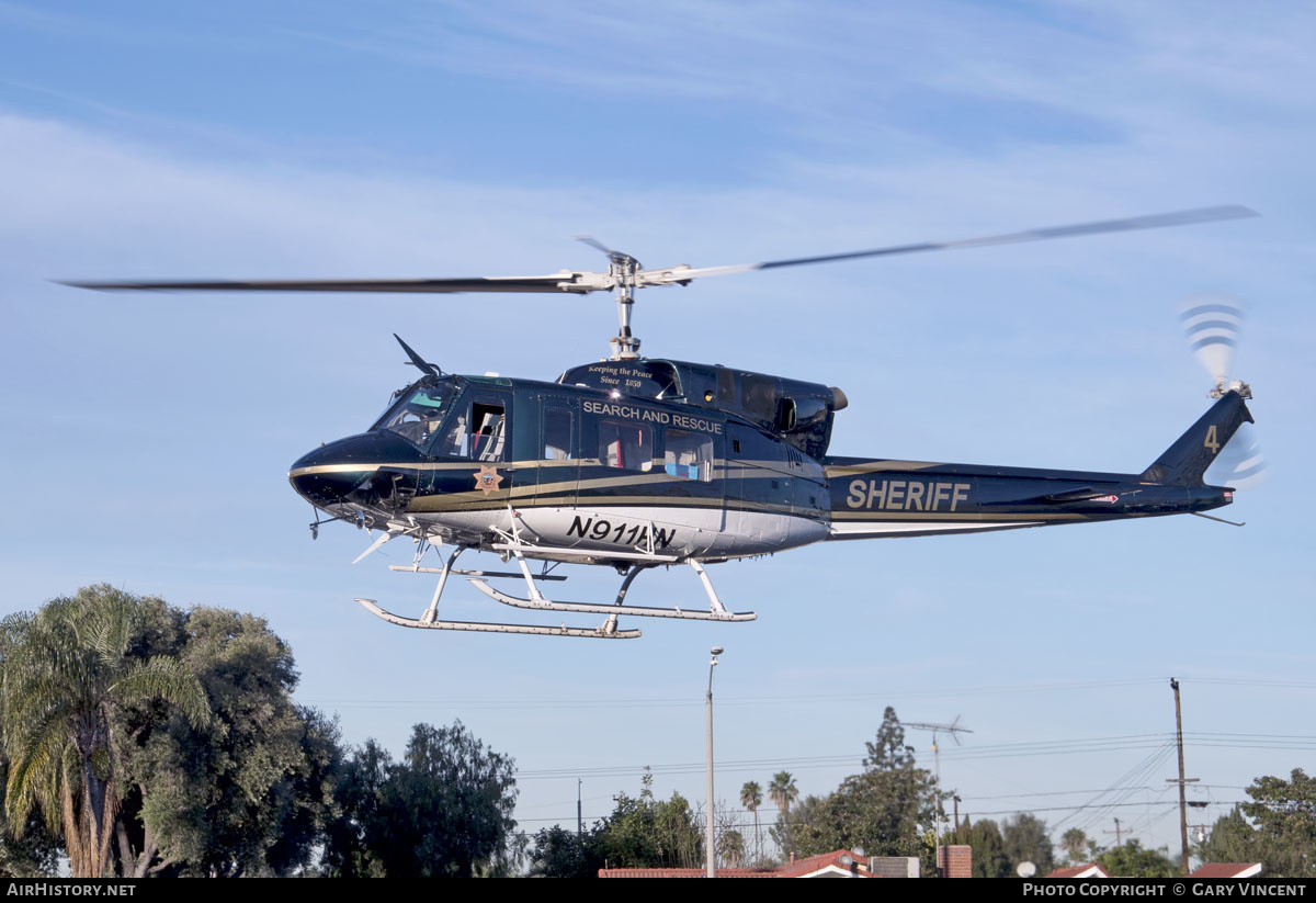 Aircraft Photo of N911HN | Bell HH-1N Iroquois | Santa Barbara County Sheriff | AirHistory.net #597242