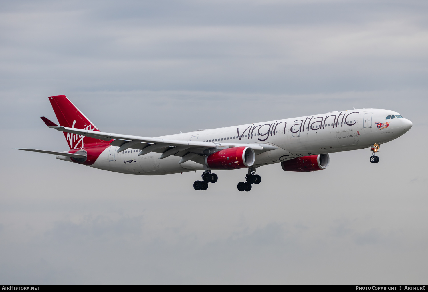 Aircraft Photo of G-VNYC | Airbus A330-343 | Virgin Atlantic Airways | AirHistory.net #597248