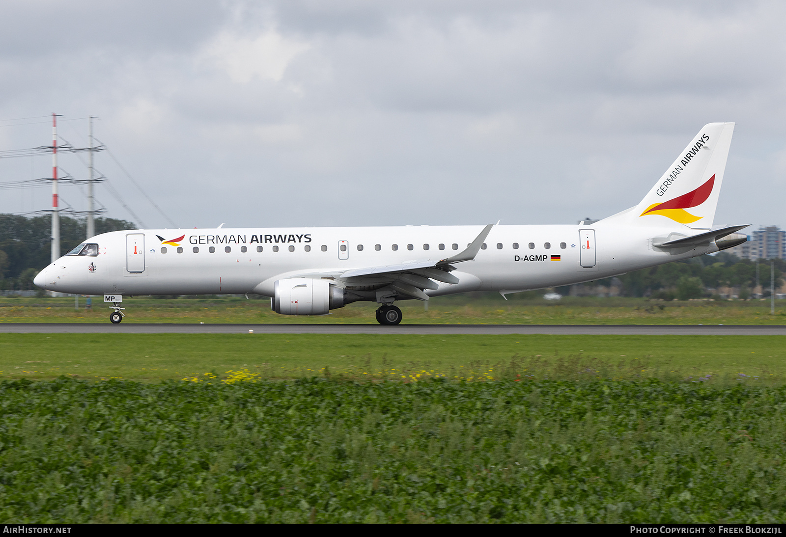 Aircraft Photo of D-AGMP | Embraer 190AR (ERJ-190-100IGW) | German Airways | AirHistory.net #597253