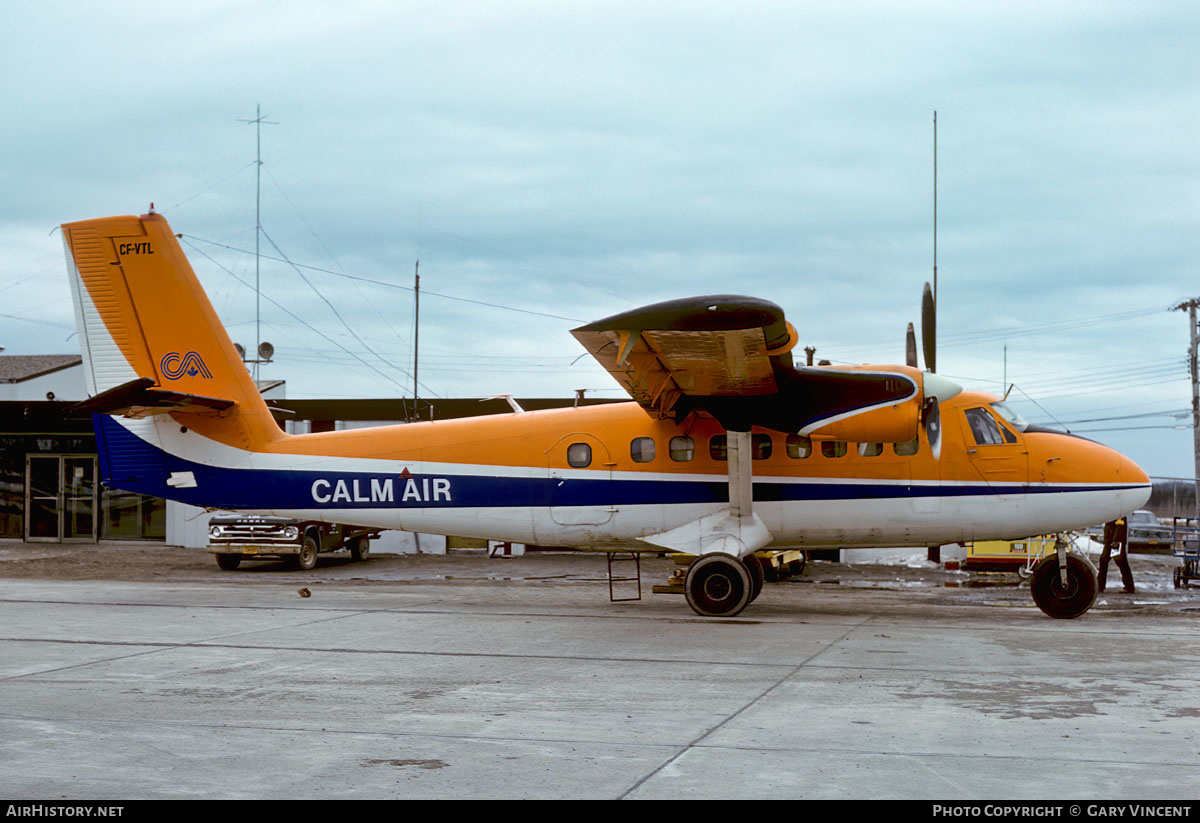 Aircraft Photo of CF-VTL | De Havilland Canada DHC-6-100 Twin Otter | Calm Air | AirHistory.net #597273