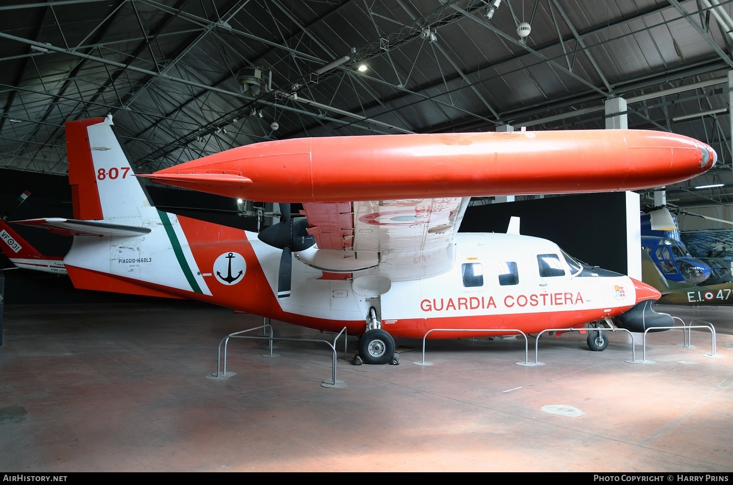 Aircraft Photo of MM25165 | Piaggio P-166DL-3/SEM | Italy - Guardia Costiera | AirHistory.net #597286