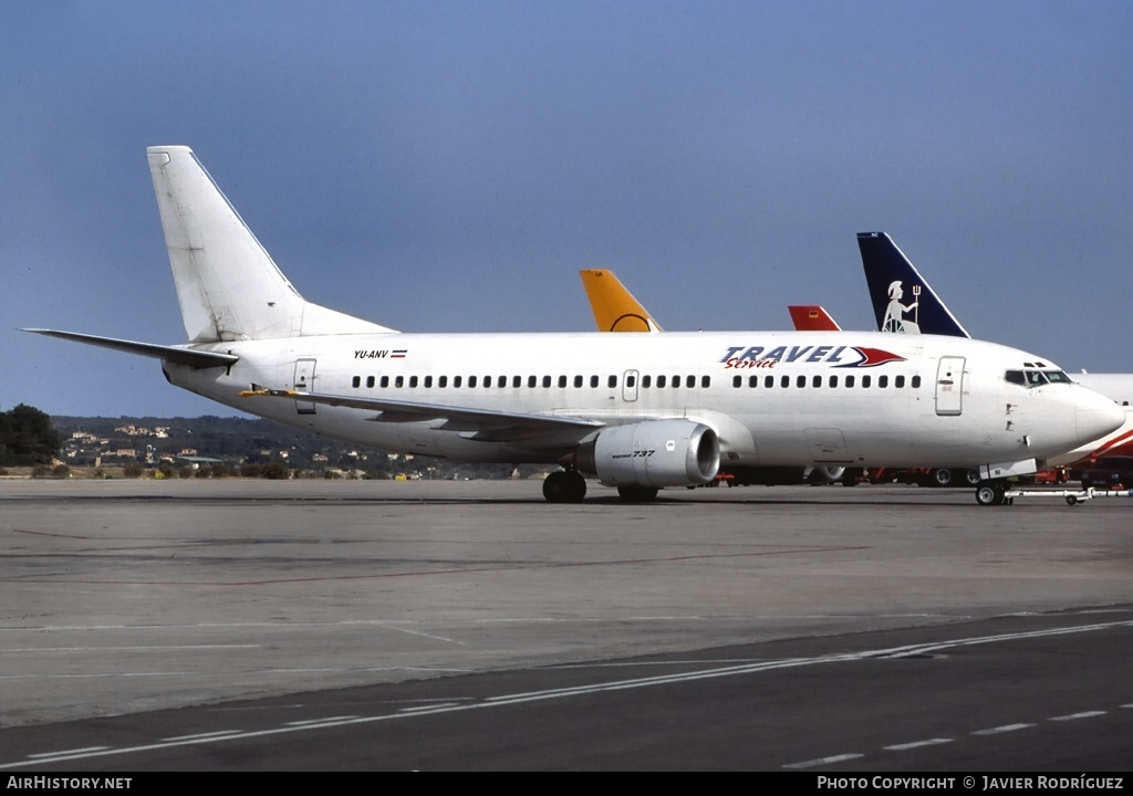 Aircraft Photo of YU-ANV | Boeing 737-3H9 | Travel Service | AirHistory.net #597299