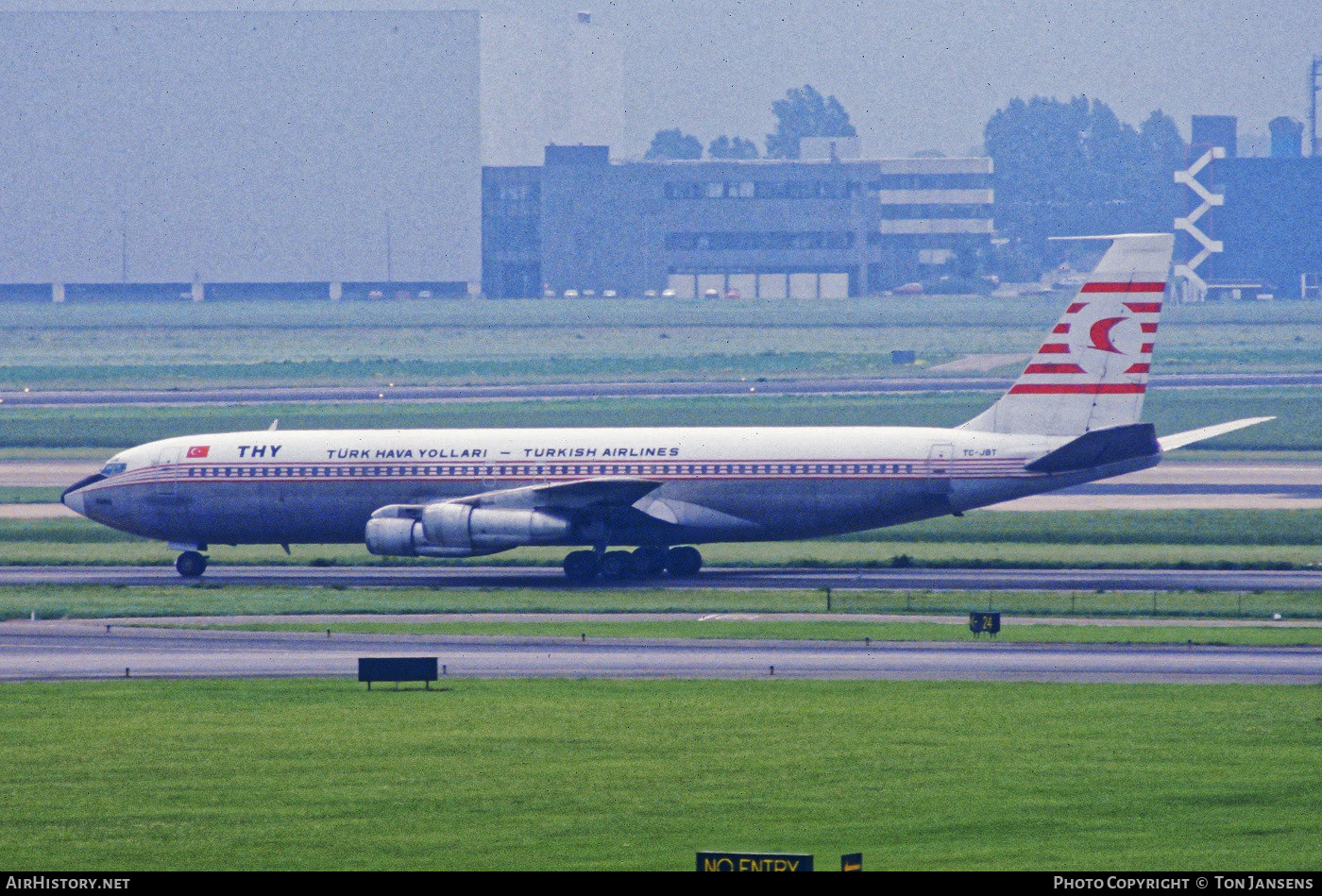 Aircraft Photo of TC-JBT | Boeing 707-321B | THY Türk Hava Yolları - Turkish Airlines | AirHistory.net #597308