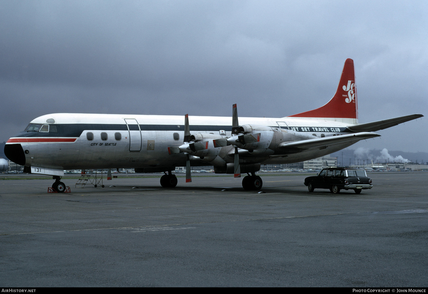 Aircraft Photo of N131US | Lockheed L-188C Electra | Jet Set Travel Club | AirHistory.net #597317