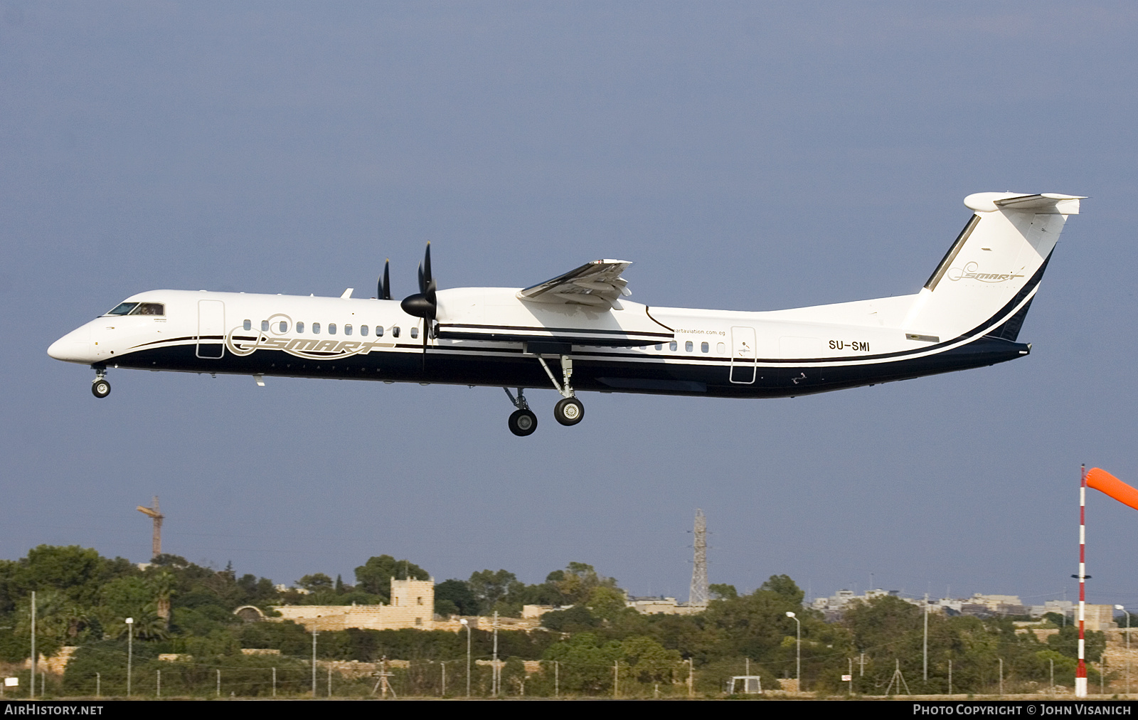 Aircraft Photo of SU-SMI | Bombardier DHC-8-402 Dash 8 | Smart Aviation | AirHistory.net #597318