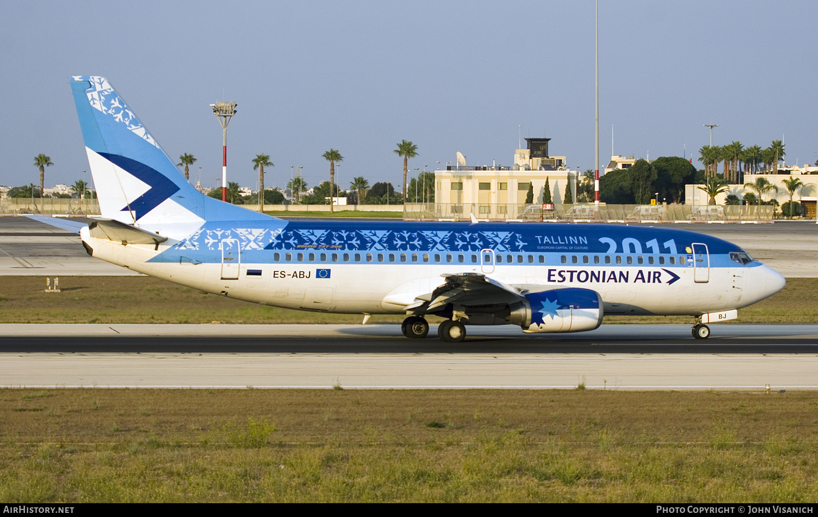 Aircraft Photo of ES-ABJ | Boeing 737-33R | Estonian Air | AirHistory.net #597319