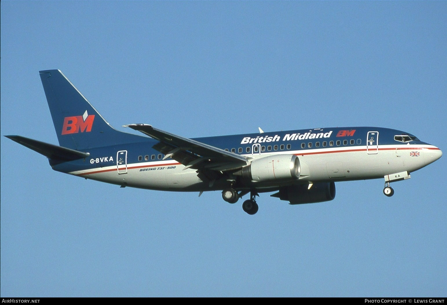 Aircraft Photo of G-BVKA | Boeing 737-59D | British Midland Airways - BMA | AirHistory.net #597353