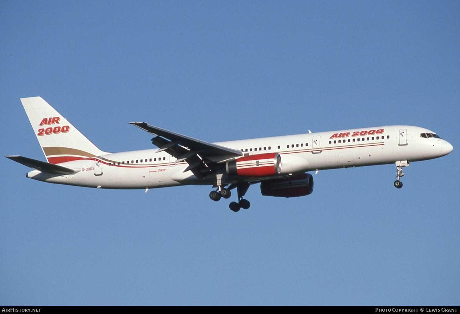 Aircraft Photo of G-OOOX | Boeing 757-2Y0 | Air 2000 | AirHistory.net #597371