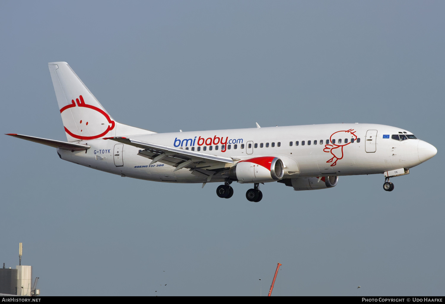 Aircraft Photo of G-TOYK | Boeing 737-33R | Bmibaby | AirHistory.net #597382