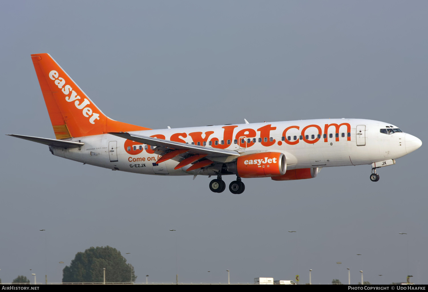 Aircraft Photo of G-EZJX | Boeing 737-73V | EasyJet | AirHistory.net #597384