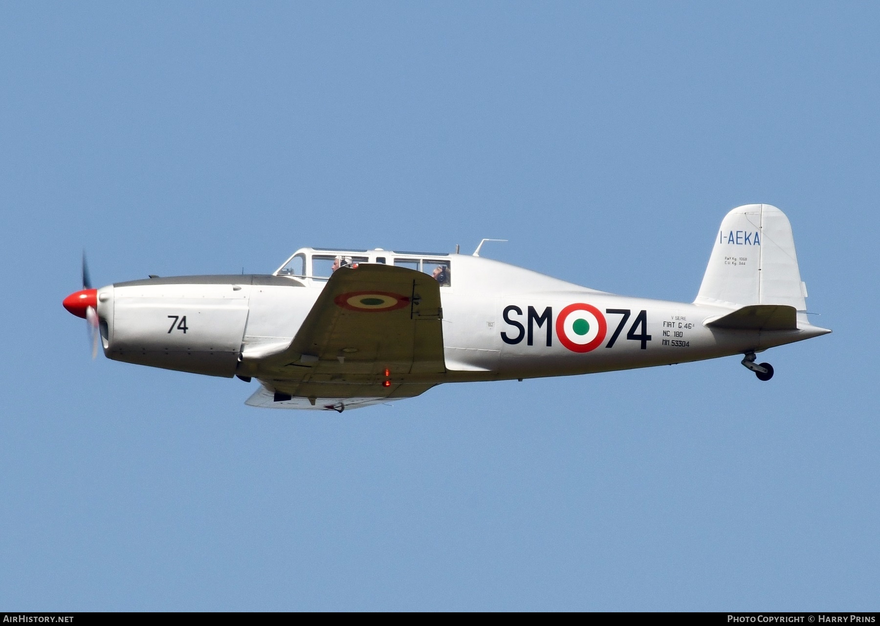 Aircraft Photo of I-AEKA / MM53304 | Fiat G-46-4B | Italy - Air Force | AirHistory.net #597404