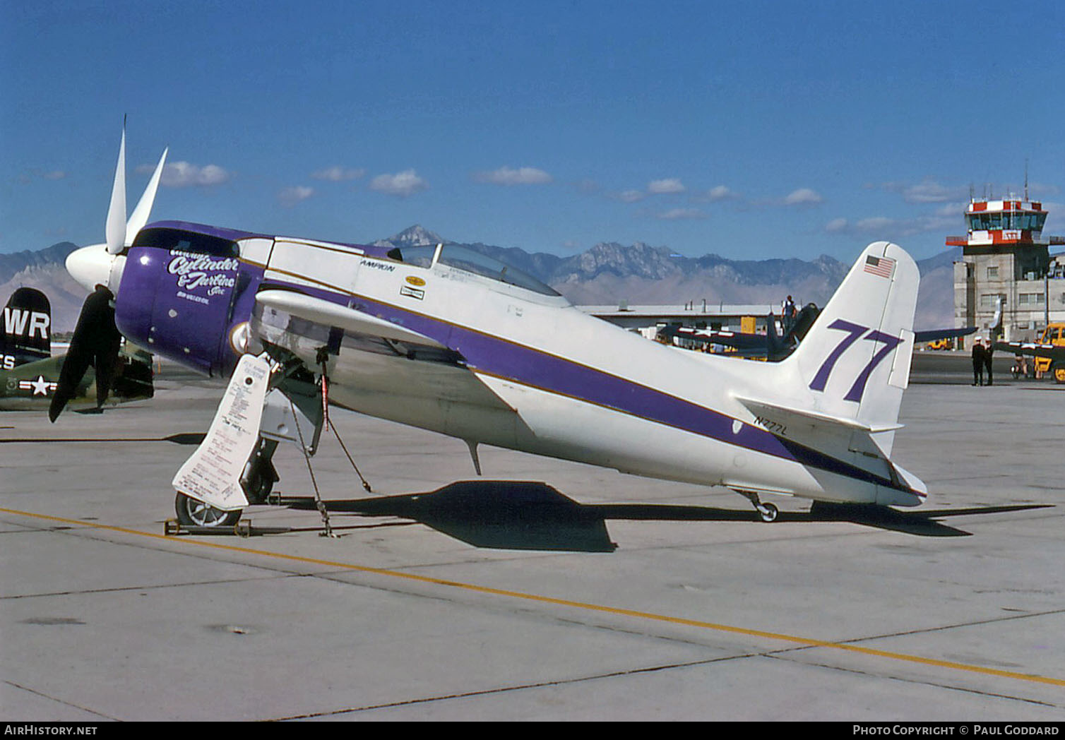 Aircraft Photo of N777L | Grumman F8F-2 Bearcat | AirHistory.net #597451