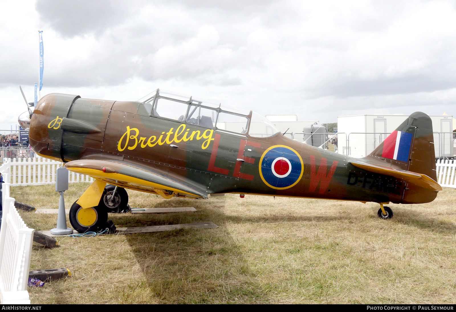 Aircraft Photo of D-FAME | North American T-6J Harvard Mk IV | UK - Air Force | AirHistory.net #597452