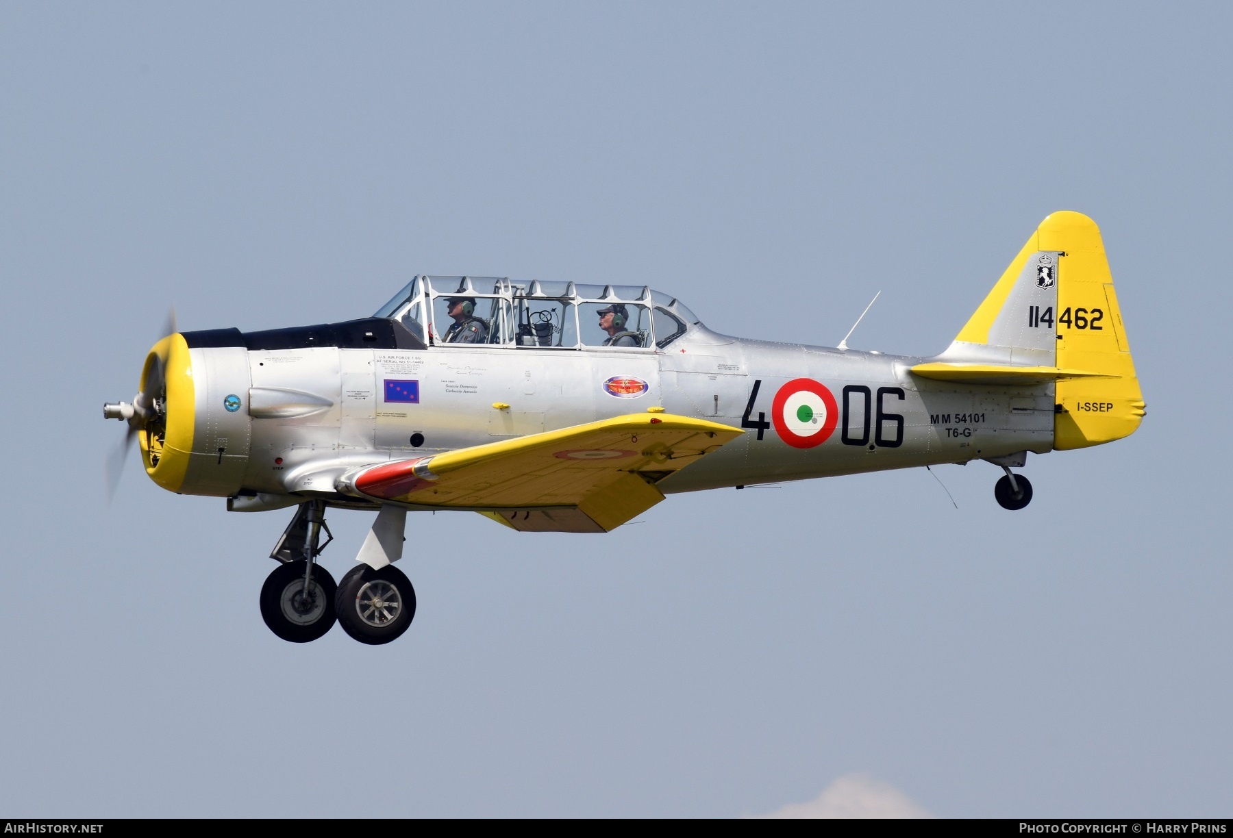 Aircraft Photo of I-SSEP / MM54101 | North American T-6G Texan | Italy - Air Force | AirHistory.net #597460