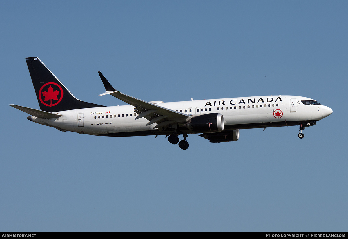 Aircraft Photo of C-FSJJ | Boeing 737-8 Max 8 | Air Canada | AirHistory.net #597482