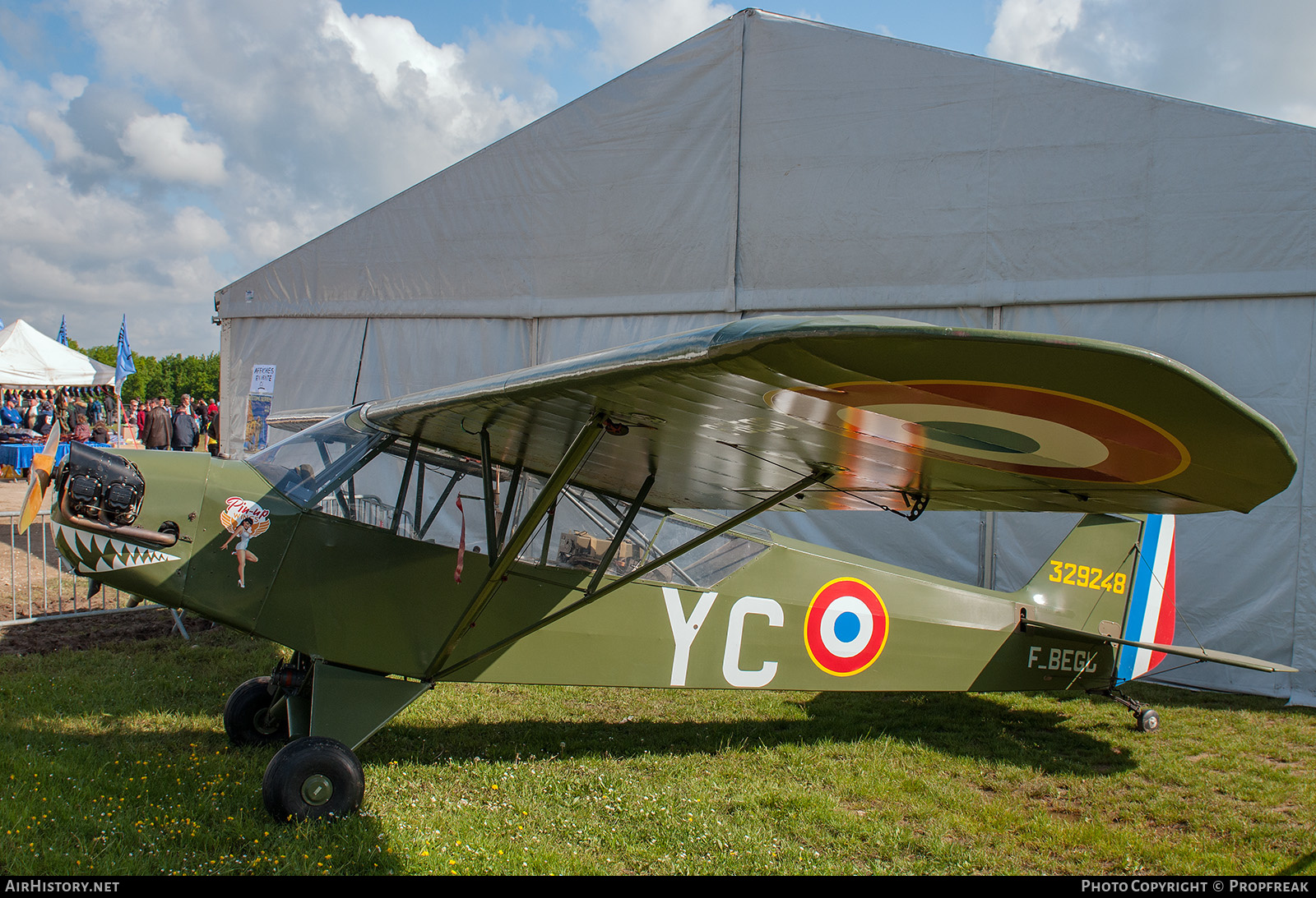 Aircraft Photo of F-BEGD / 329248 | Piper J-3C-65 Cub | France - Army | AirHistory.net #597490