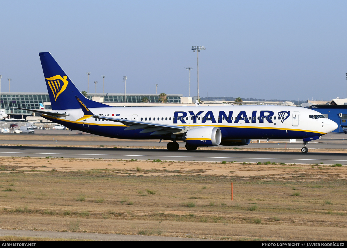 Aircraft Photo of 9H-VVE | Boeing 737-8200 Max 200 | Ryanair | AirHistory.net #597499