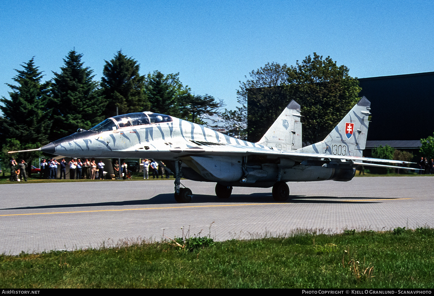 Aircraft Photo of 1303 | Mikoyan-Gurevich MiG-29UB (9-51) | Slovakia - Air Force | AirHistory.net #597500