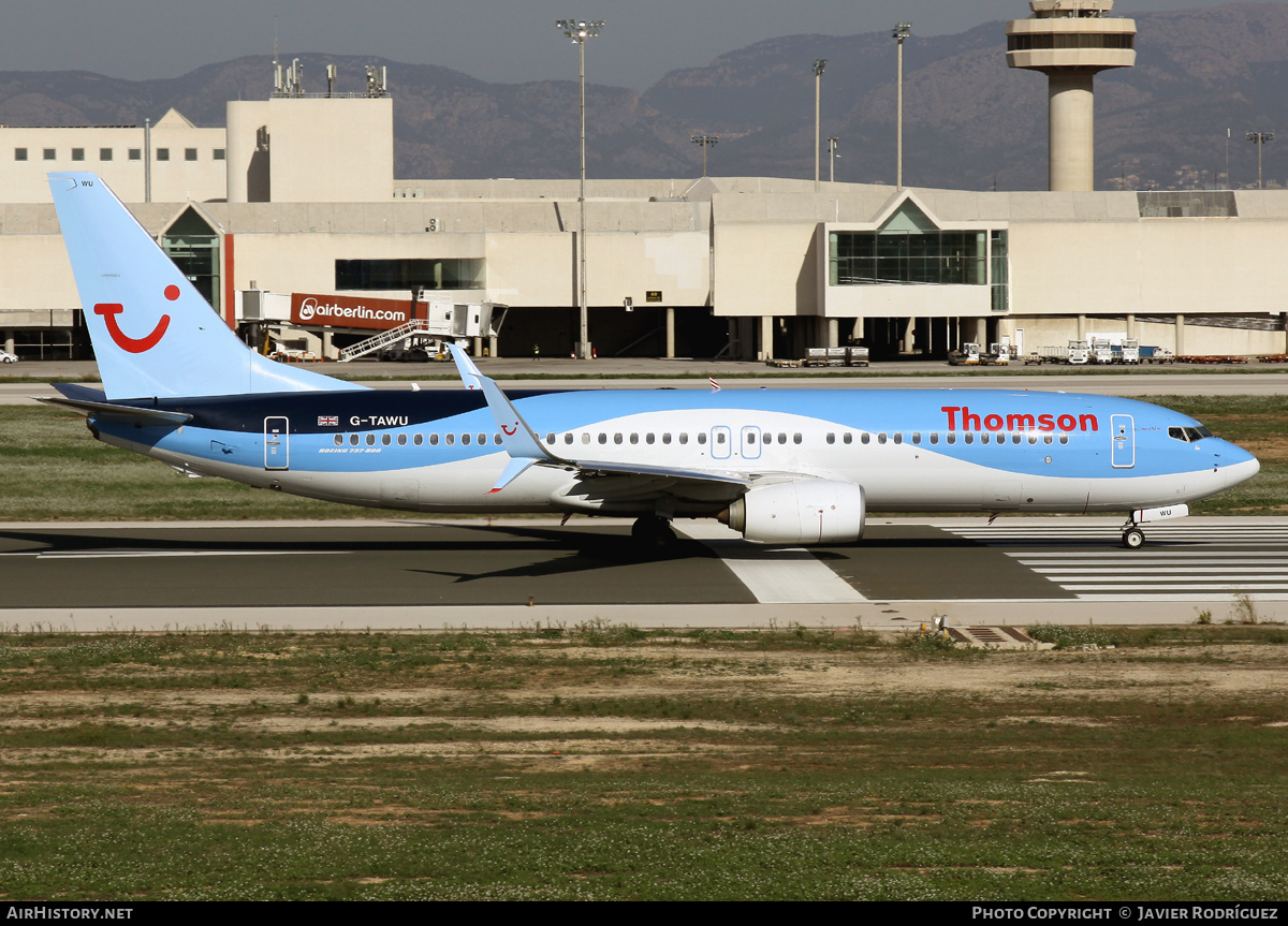 Aircraft Photo of G-TAWU | Boeing 737-8K5 | Thomson Airways | AirHistory.net #597514