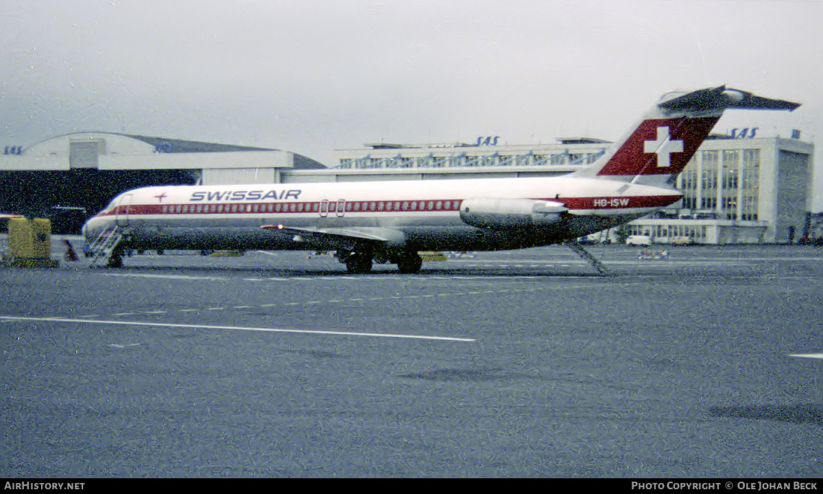 Aircraft Photo of HB-ISW | McDonnell Douglas DC-9-51 | Swissair | AirHistory.net #597516