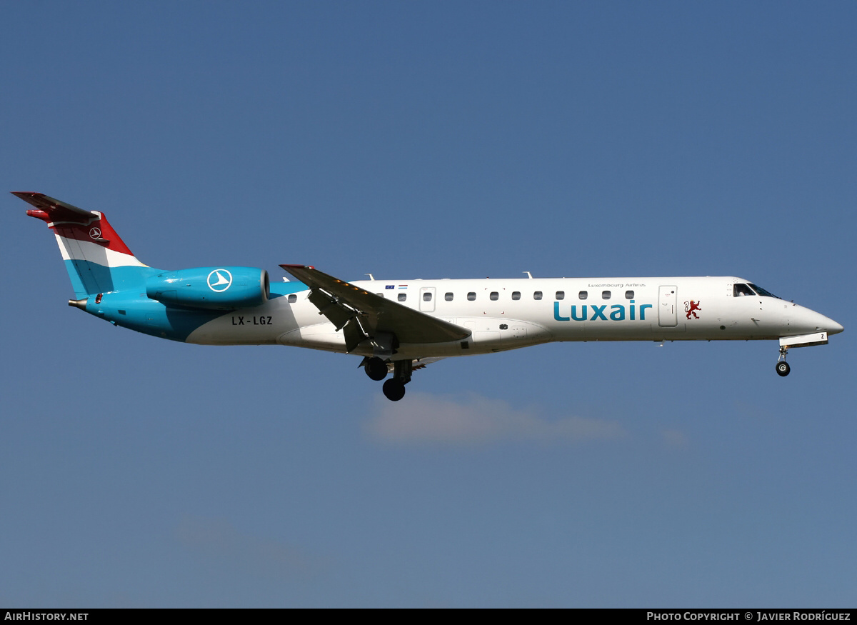 Aircraft Photo of LX-LGZ | Embraer ERJ-145LU (EMB-145LU) | Luxair | AirHistory.net #597534