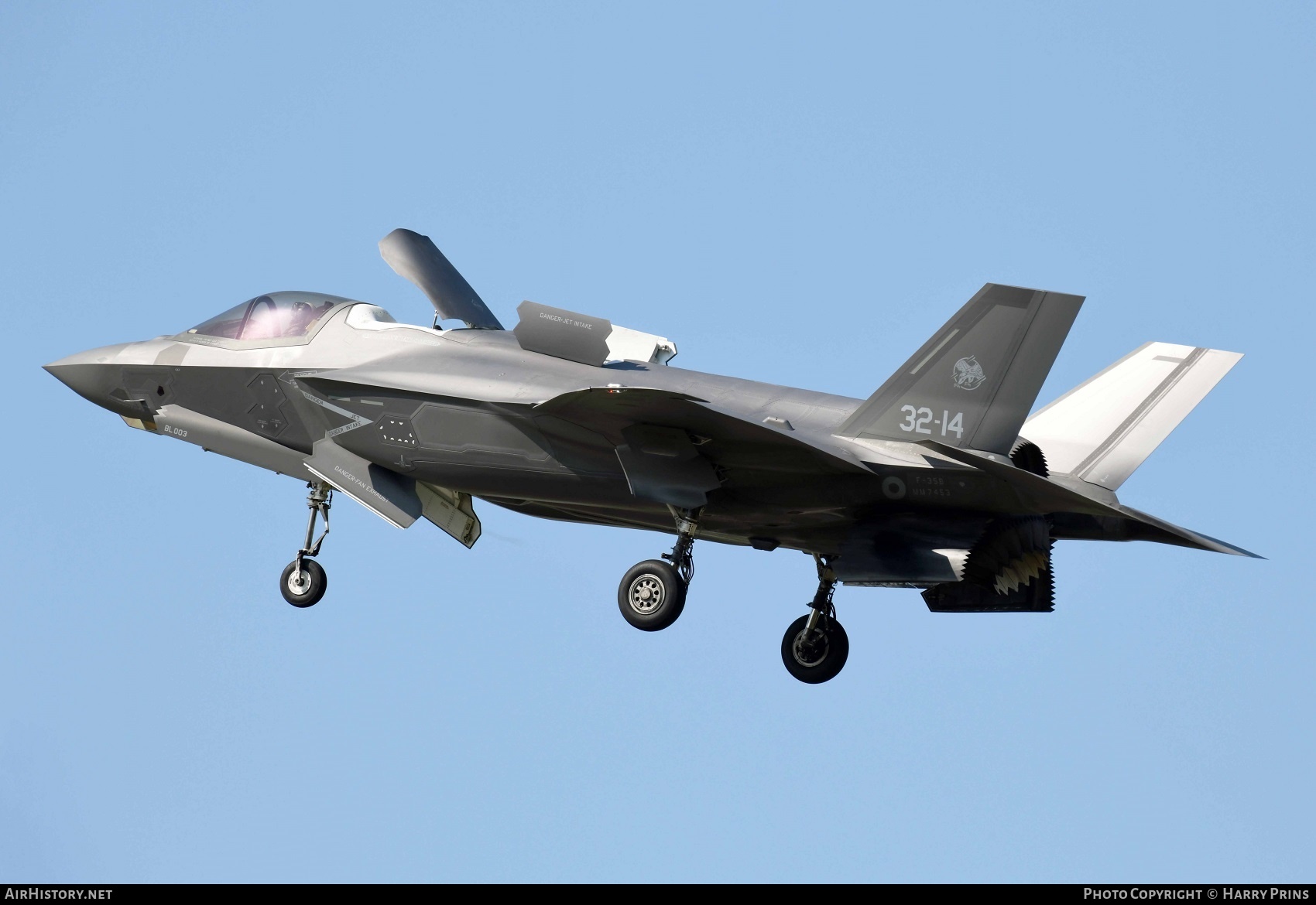 Aircraft Photo of MM7453 | Lockheed Martin F-35B Lightning II | Italy - Air Force | AirHistory.net #597562