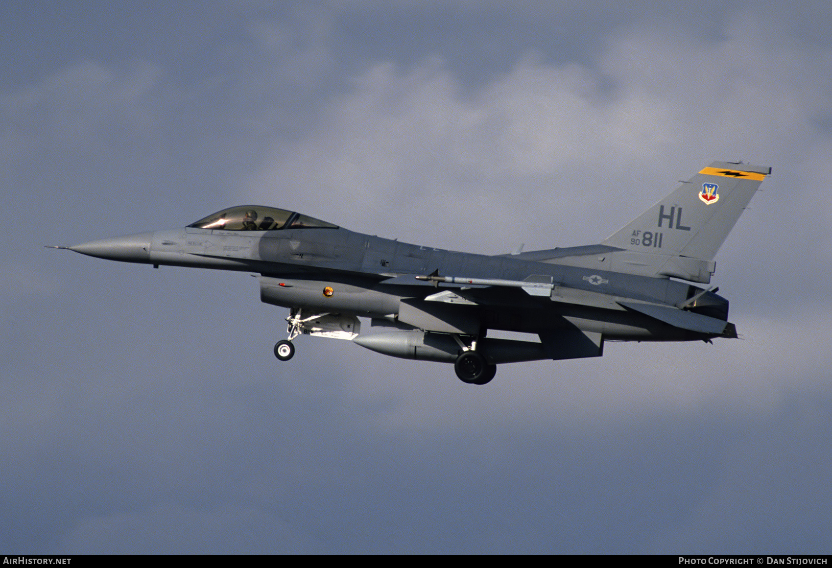 Aircraft Photo of 90-0811 / AF90-811 | General Dynamics F-16CJ Fighting Falcon | USA - Air Force | AirHistory.net #597579