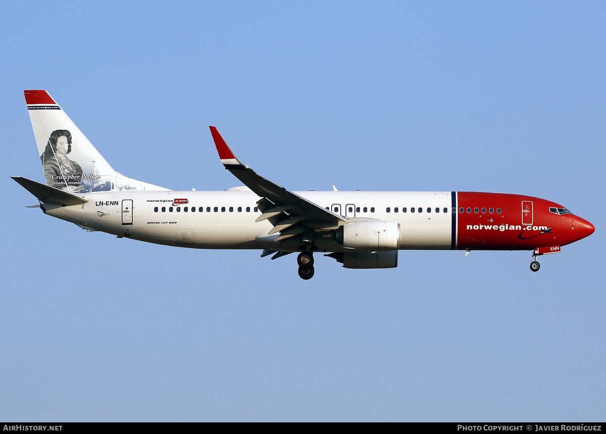 Aircraft Photo of LN-ENN | Boeing 737-800 | Norwegian | AirHistory.net #597617