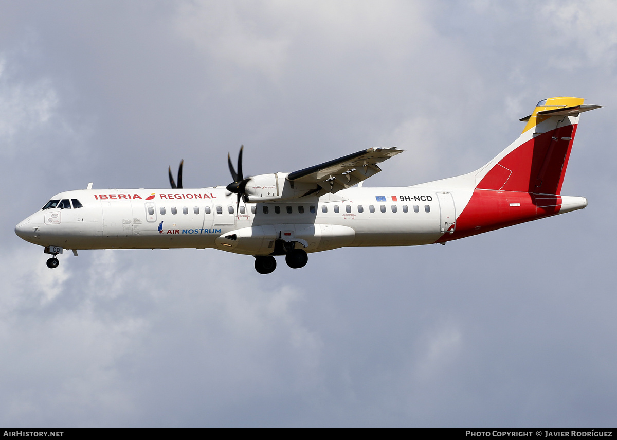 Aircraft Photo of 9H-NCD | ATR ATR-72-600 (ATR-72-212A) | Air Nostrum | AirHistory.net #597618
