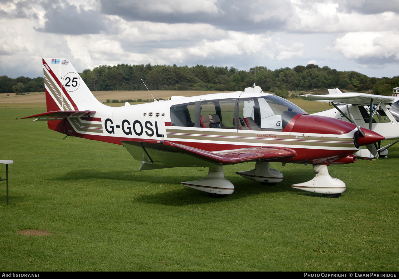 Aircraft Photo of G-GOSL | Robin DR-400-180 Regent | AirHistory.net #597636