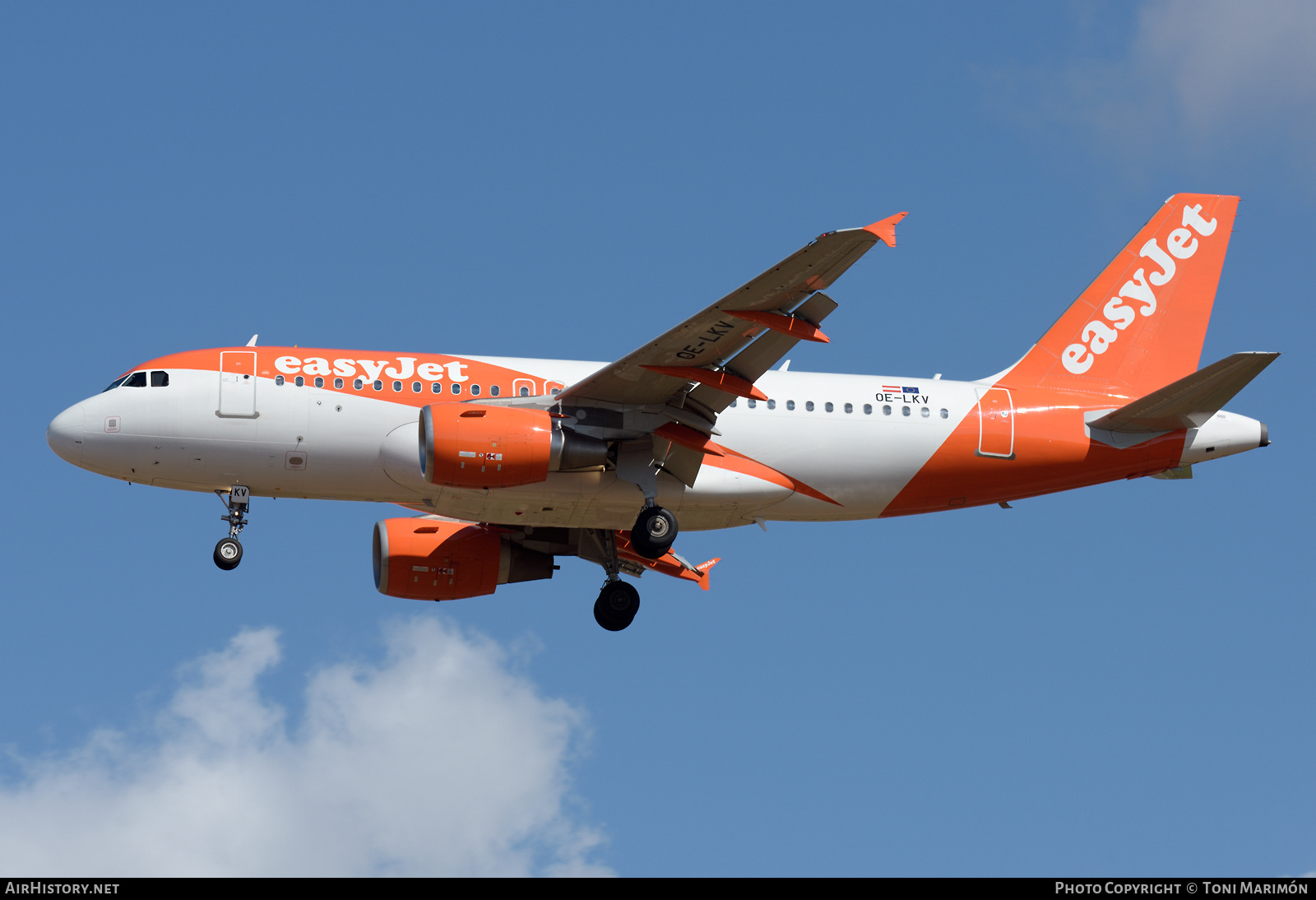 Aircraft Photo of OE-LKV | Airbus A319-111 | EasyJet | AirHistory.net #597643