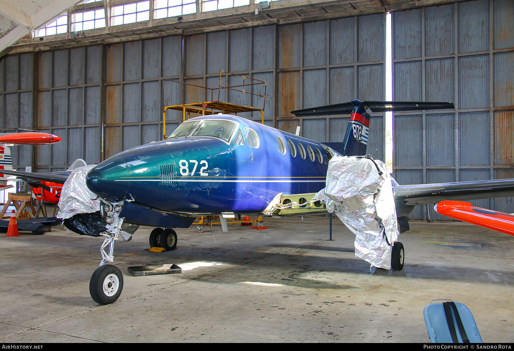 Aircraft Photo of 872 | Beech B200 Super King Air | Uruguay - Navy | AirHistory.net #597697