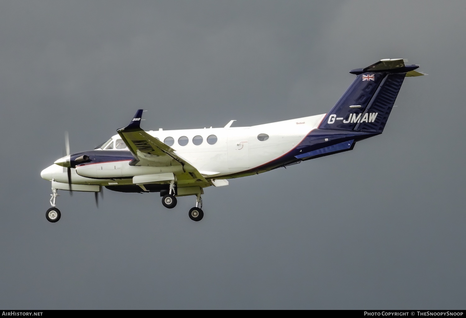 Aircraft Photo of G-JMAW | Beechcraft 250 King Air (200GT) | AirHistory.net #597714