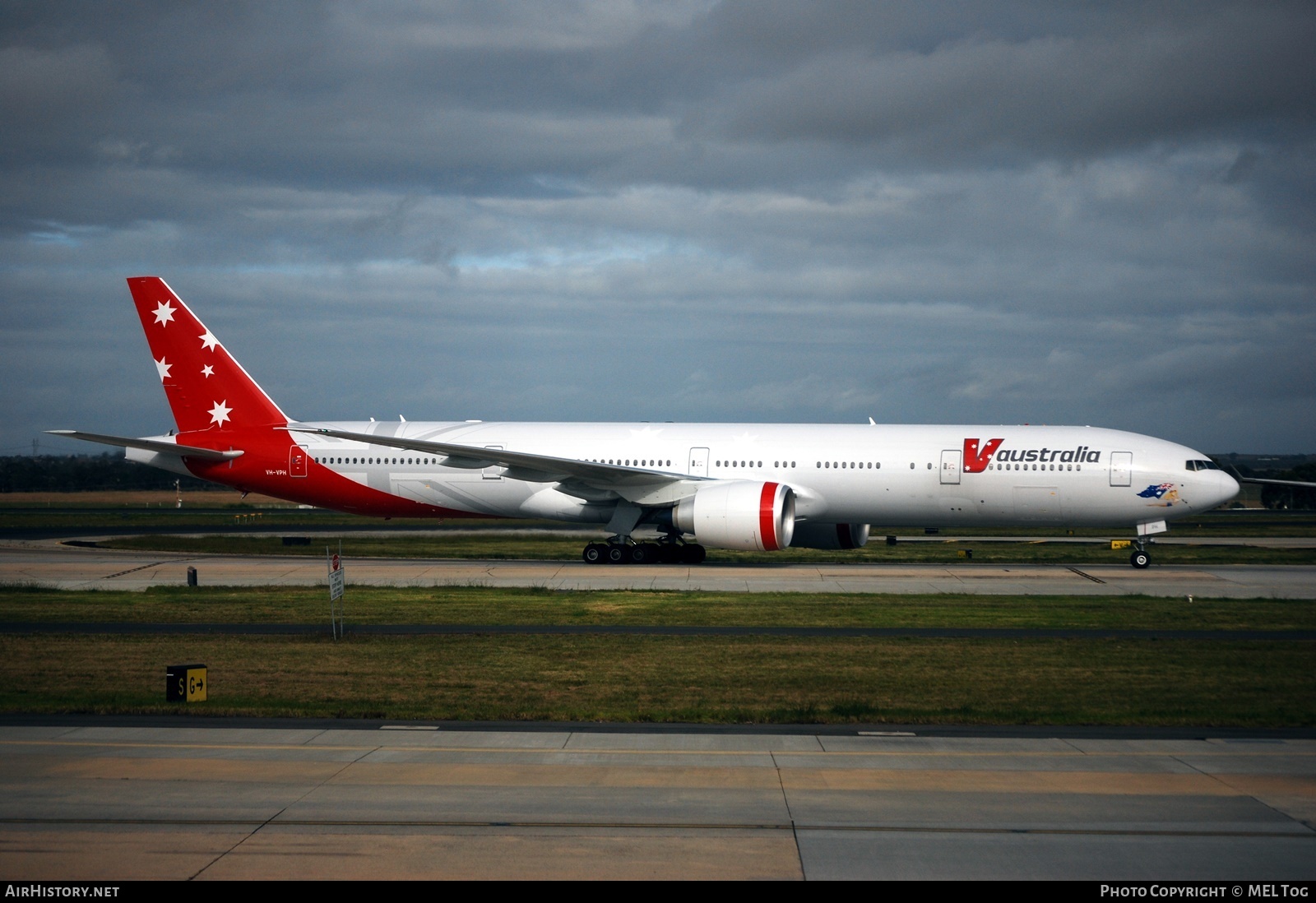 Aircraft Photo of VH-VPH | Boeing 777-3ZG/ER | V Australia | AirHistory.net #597719