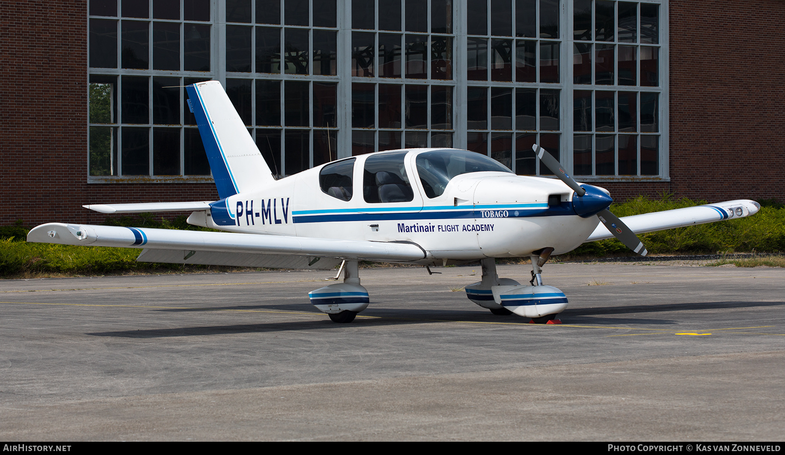 Aircraft Photo of PH-MLV | Socata TB-10 Tobago | Martinair Flight Academy | AirHistory.net #597755