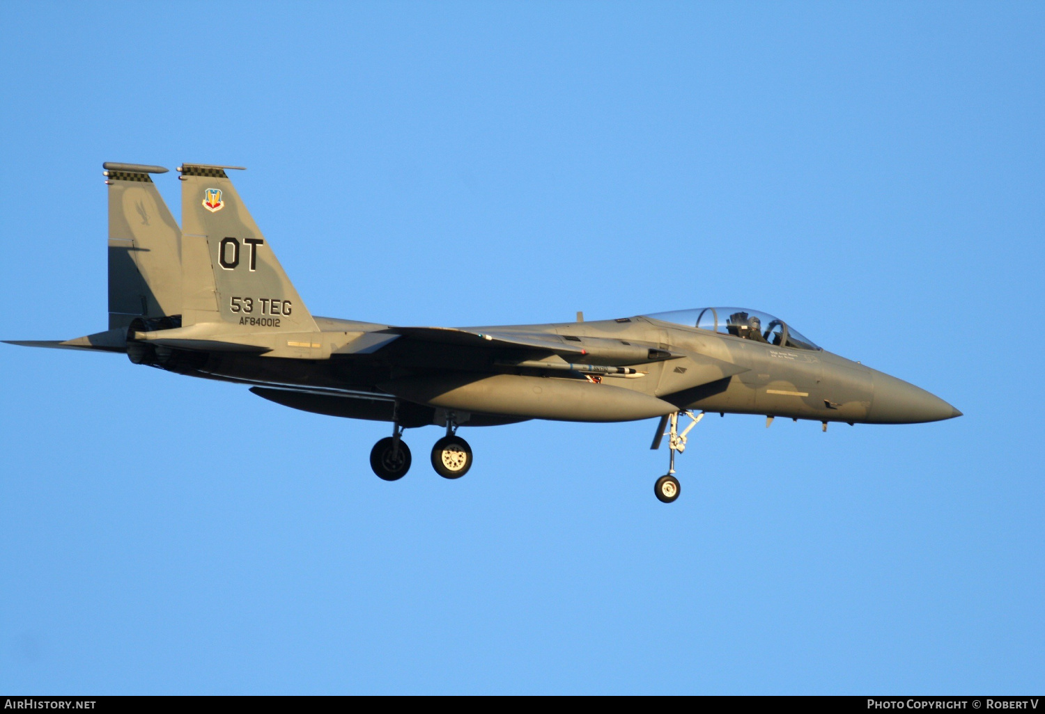 Aircraft Photo of 84-0012 / AF840012 | McDonnell Douglas F-15C Eagle | USA - Air Force | AirHistory.net #597805