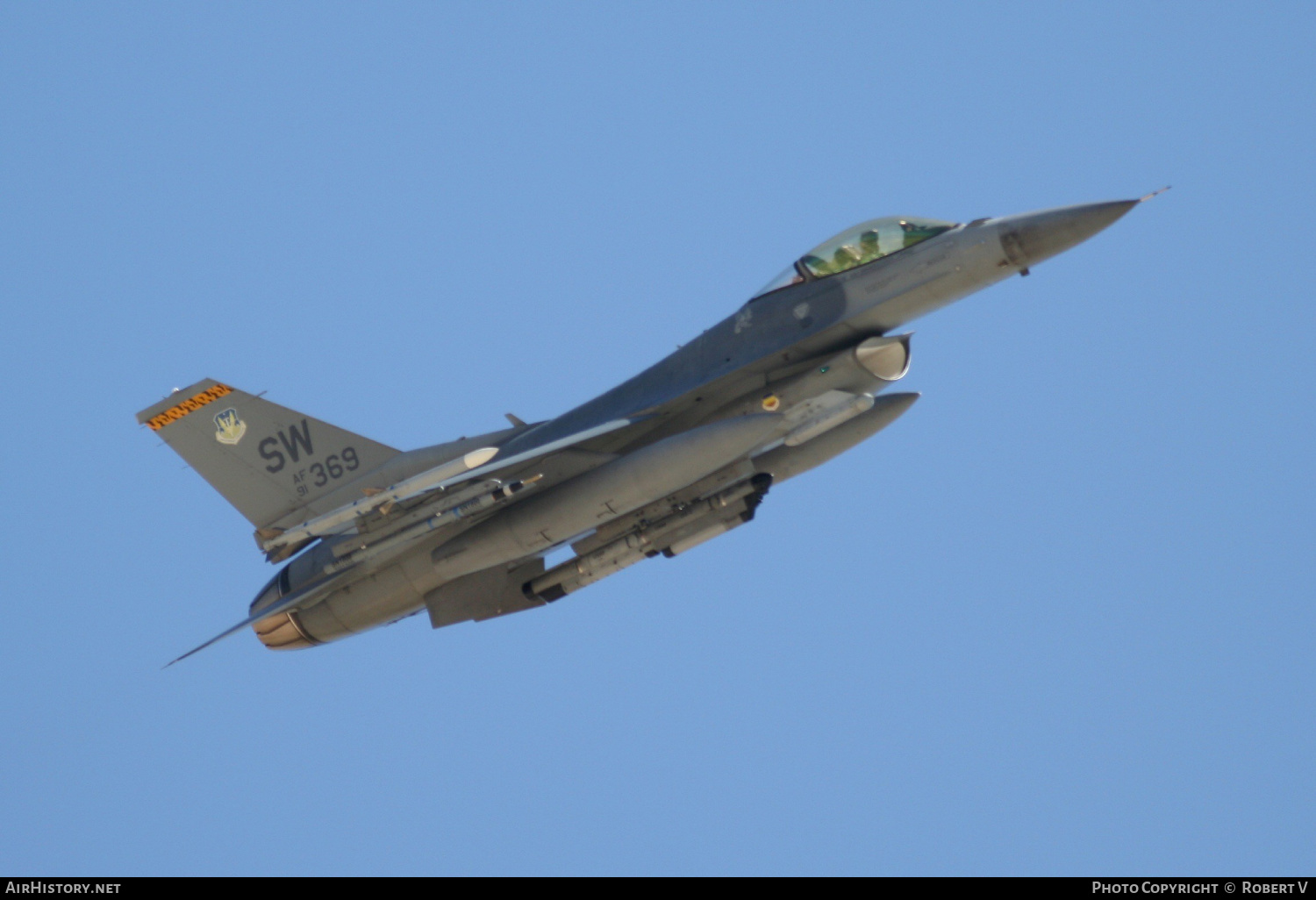 Aircraft Photo of 91-0369 / AF91-369 | Lockheed Martin F-16CM Fighting Falcon | USA - Air Force | AirHistory.net #597808