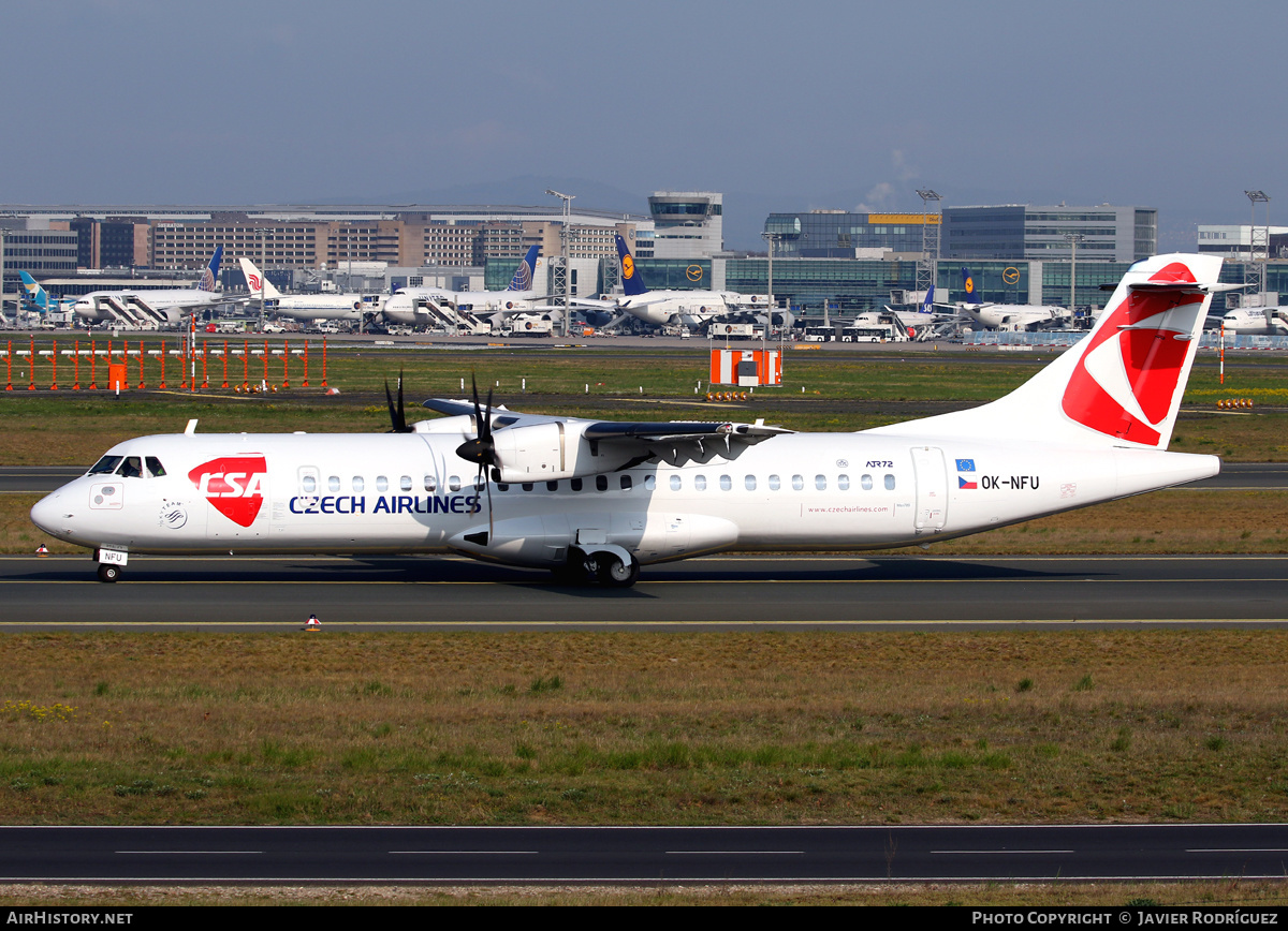 Aircraft Photo of OK-NFU | ATR ATR-72-500 (ATR-72-212A) | ČSA - Czech Airlines | AirHistory.net #597820