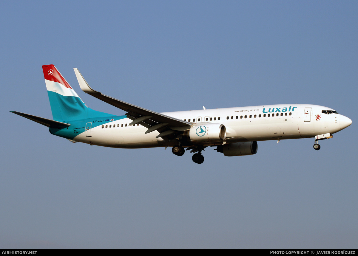 Aircraft Photo of LX-LGT | Boeing 737-8K5 | Luxair | AirHistory.net #597825