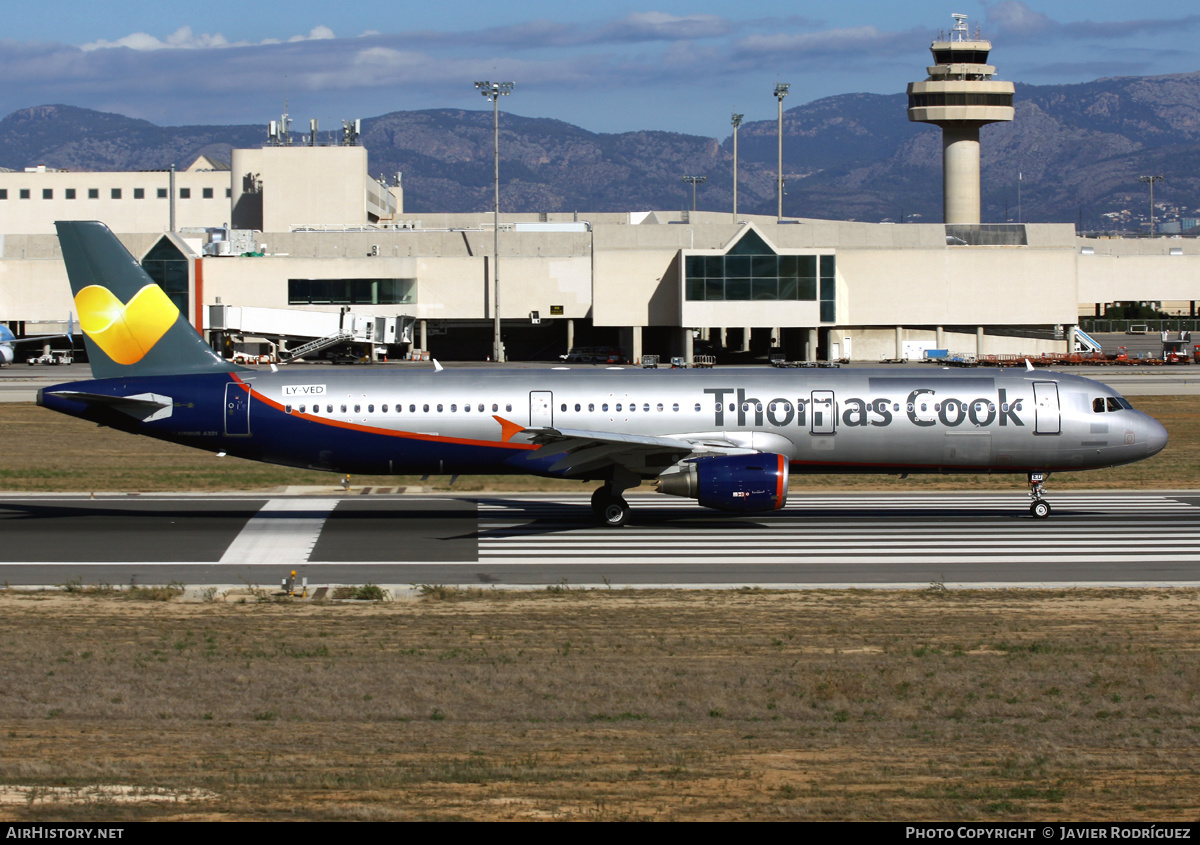 Aircraft Photo of LY-VED | Airbus A321-211 | Thomas Cook Airlines | AirHistory.net #597827