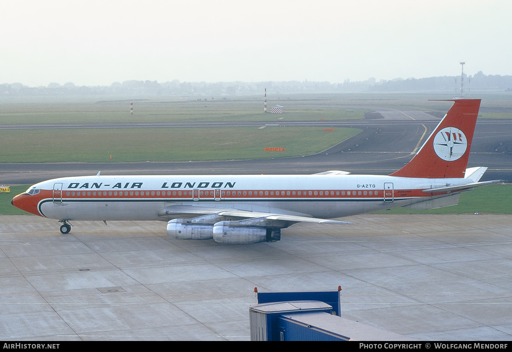 Aircraft Photo of G-AZTG | Boeing 707-321 | Dan-Air London | AirHistory.net #597830