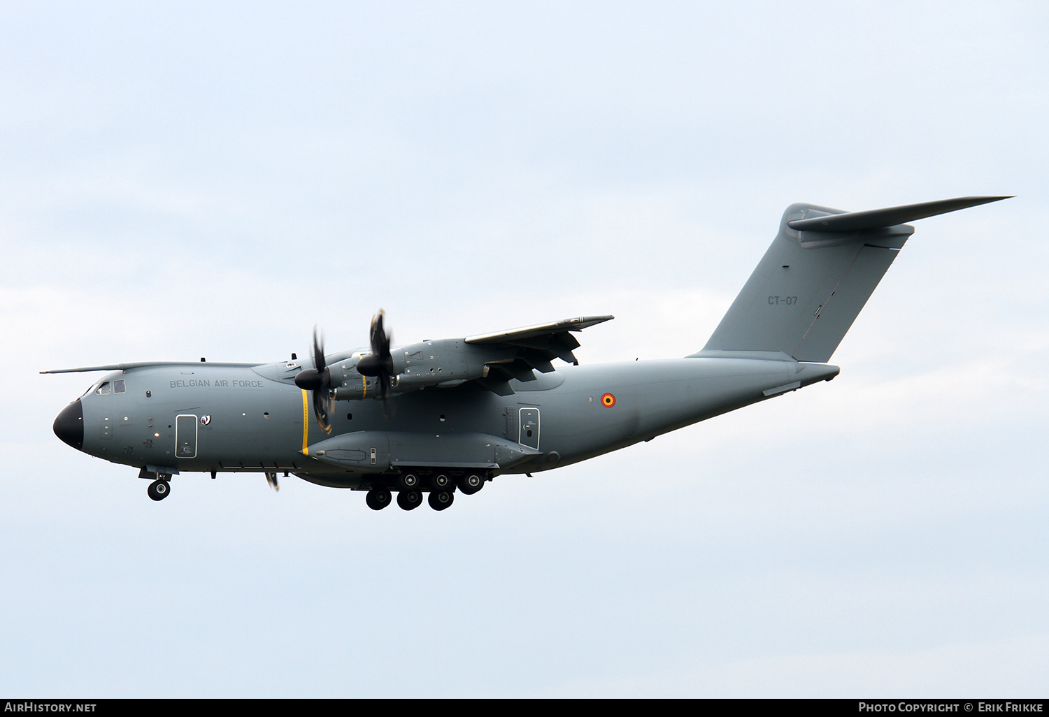 Aircraft Photo of CT-07 | Airbus A400M Atlas | Belgium - Air Force | AirHistory.net #597841