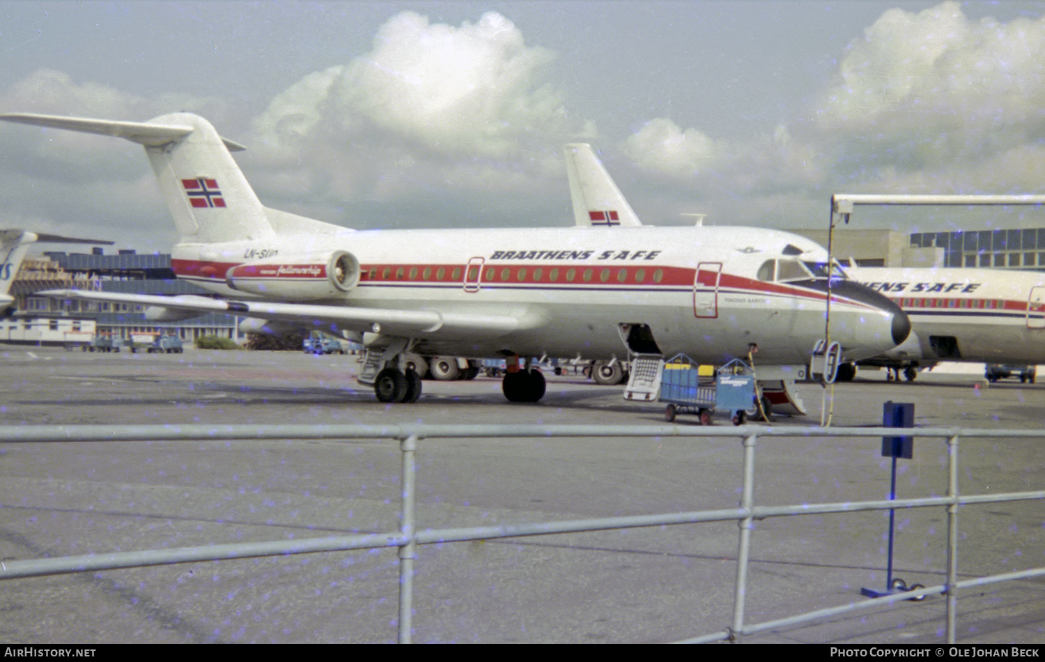 Aircraft Photo of LN-SUO | Fokker F28-1000 Fellowship | Braathens SAFE | AirHistory.net #597848