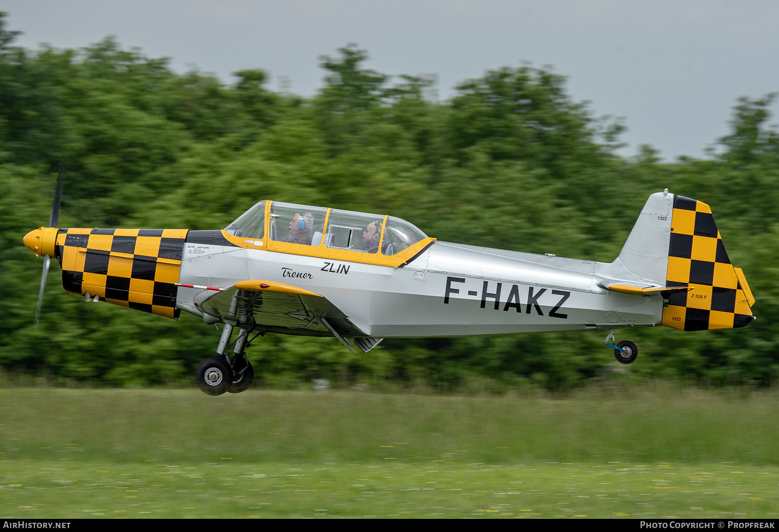 Aircraft Photo of F-HAKZ | Zlin Z-526F Trener Master | AirHistory.net #597863