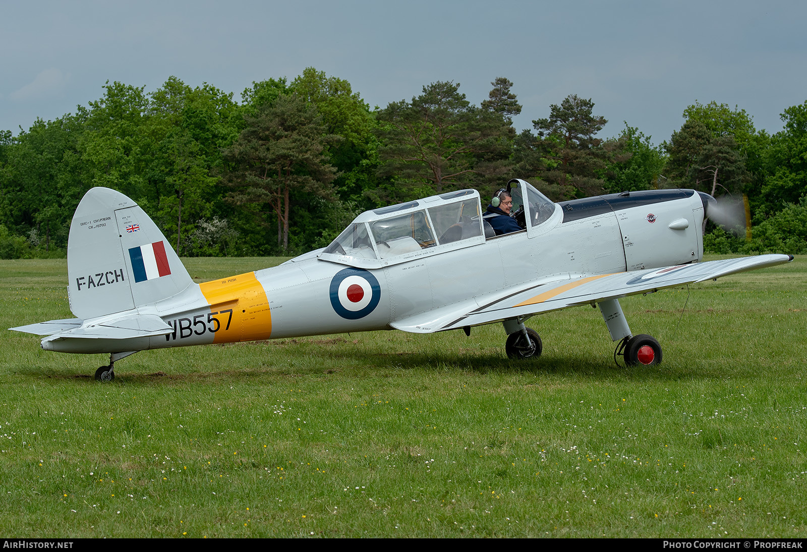 Aircraft Photo of F-AZCH / WB557 | De Havilland DHC-1 Chipmunk Mk22 | UK - Air Force | AirHistory.net #597877