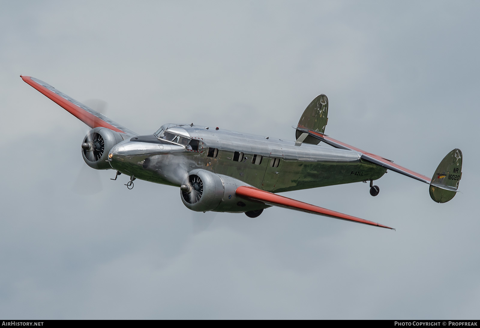 Aircraft Photo of F-AZLL / NR16020 | Lockheed 12-A Electra Junior | AirHistory.net #597891