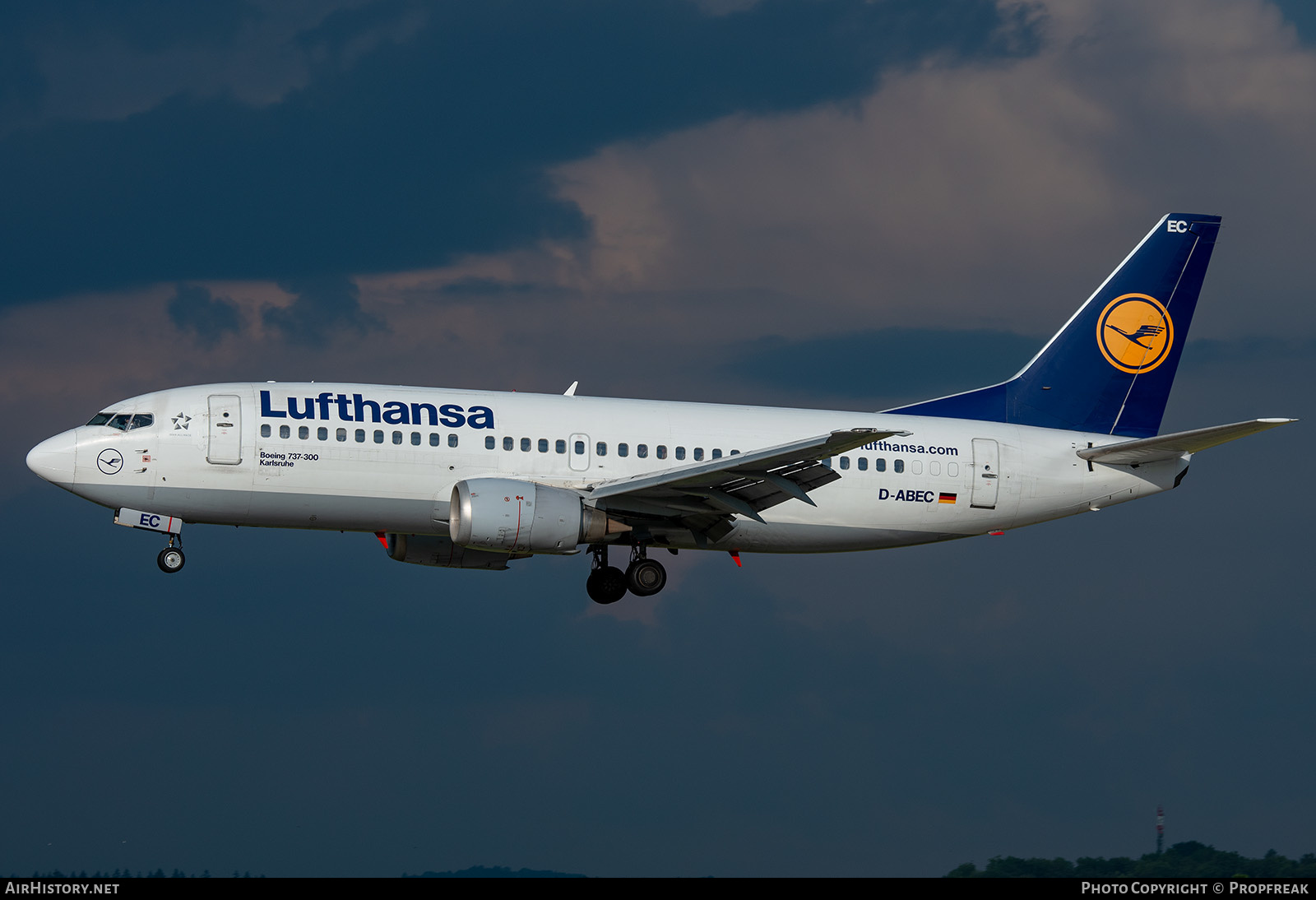 Aircraft Photo of D-ABEC | Boeing 737-330 | Lufthansa | AirHistory.net #597955