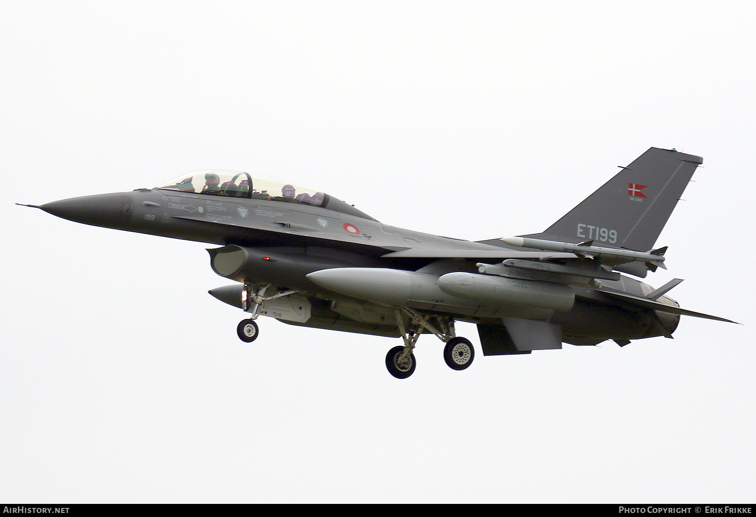 Aircraft Photo of ET-199 | General Dynamics F-16BM Fighting Falcon | Denmark - Air Force | AirHistory.net #597961
